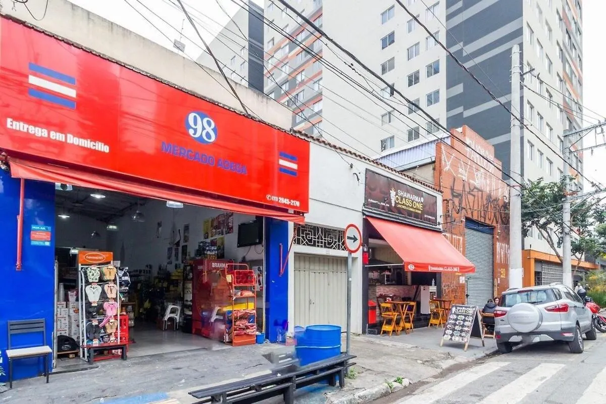 Studio Manhattan No Bras Com Piscina/Metro Bras Sao Paulo